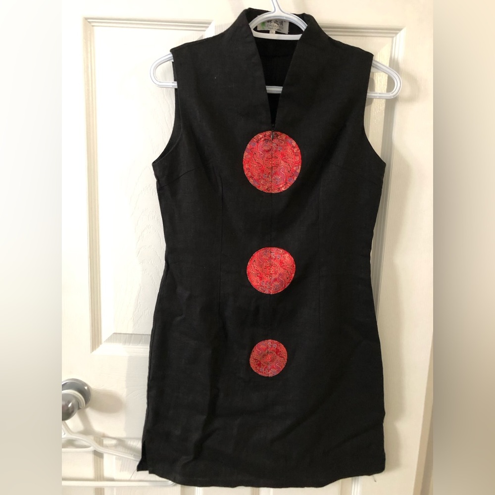 Vintage dress Asian style dress Y2K